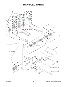 04 - Manifold Parts parts for Whirlpool Range WEG750H0HV7 from AppliancePartsPros.com