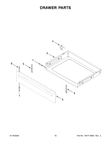 Drawer Parts parts for Whirlpool Air Conditioner WFC150M0JB4 from AppliancePartsPros.com