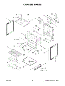 04 - Chassis Parts parts for Whirlpool Air Conditioner WFC150M0JS4 from AppliancePartsPros.com