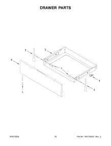 06 - Drawer Parts parts for Whirlpool Air Conditioner WFC150M0JS4 from AppliancePartsPros.com