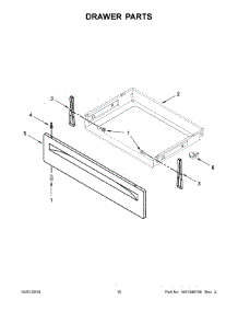 06 - Drawer Parts parts for Whirlpool Air Conditioner WFC310S0EB4 from AppliancePartsPros.com