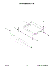06 - Drawer Parts parts for Whirlpool Range WFE505W0HB5 from AppliancePartsPros.com