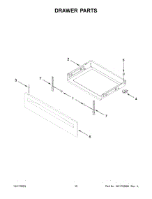 06 - Drawer Parts parts for Whirlpool Range WFE505W0HB6 from AppliancePartsPros.com