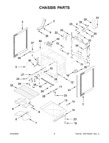 04 - Chassis Parts parts for Whirlpool Range WFE515S0JB4 from AppliancePartsPros.com