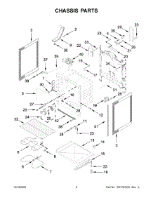 04 - Chassis Parts parts for Whirlpool Range WFE515S0JW4 from AppliancePartsPros.com