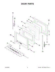 05 - Door Parts parts for Whirlpool Range WFE515S0JW4 from AppliancePartsPros.com