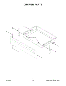 06 - Drawer Parts parts for Whirlpool Range WFE515S0JW4 from AppliancePartsPros.com