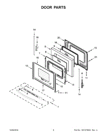 05 - Door Parts parts for Whirlpool Range WFE525S0JB0 from AppliancePartsPros.com