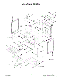 04 - Chassis Parts parts for Whirlpool Range WFE525S0JB4 from AppliancePartsPros.com