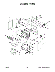 04 - Chassis Parts parts for Whirlpool Range WFE535S0JV1 from AppliancePartsPros.com