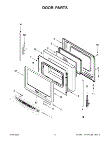 05 - Door Parts parts for Whirlpool Range WFE535S0JV1 from AppliancePartsPros.com