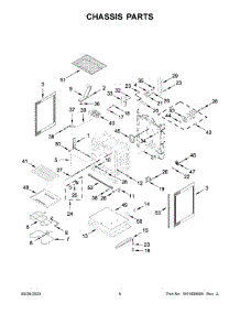 04 - Chassis Parts parts for Whirlpool Range WFE535S0LS3 from AppliancePartsPros.com