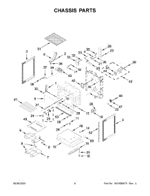 04 - Chassis Parts parts for Whirlpool Range WFE535S0LZ3 from AppliancePartsPros.com