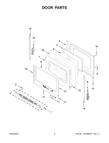 05 - Door Parts parts for Whirlpool Range WFE535S0LZ3 from AppliancePartsPros.com