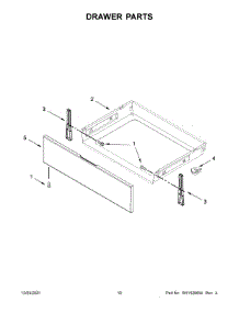 06 - Drawer Parts parts for Whirlpool Range WFE550S0HV2 from AppliancePartsPros.com