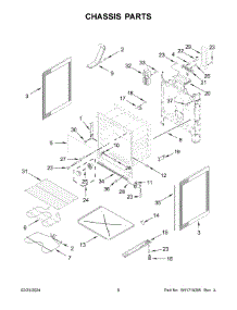 04 - Chassis Parts parts for Whirlpool Range WFES3030RB0 from AppliancePartsPros.com