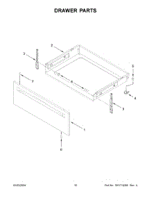 06 - Drawer Parts parts for Whirlpool Range WFES3030RB0 from AppliancePartsPros.com
