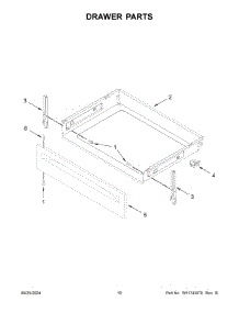 06 - Drawer Parts parts for Whirlpool Range WFES5030RB0 from AppliancePartsPros.com