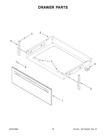 06 - Drawer Parts parts for Whirlpool Range WFES7530RW0 from AppliancePartsPros.com