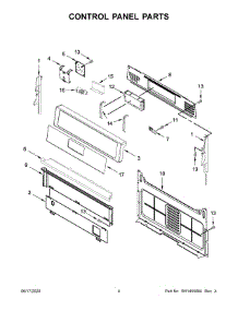 03 - Control Panel Parts parts for Whirlpool Range WFG515S0JS1 from AppliancePartsPros.com