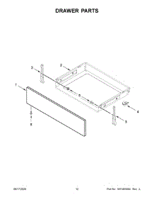 07 - Drawer Parts parts for Whirlpool Range WFG515S0JS1 from AppliancePartsPros.com