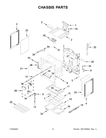 04 - Chassis Parts parts for Whirlpool Range WFG515S0MB1 from AppliancePartsPros.com