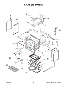 04 - Chassis Parts parts for Whirlpool Range WFG515S0MW0 from AppliancePartsPros.com