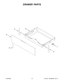 07 - Drawer Parts parts for Whirlpool Range WFG525S0JV6 from AppliancePartsPros.com