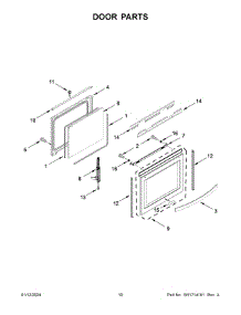Door Parts parts for Whirlpool Range WFG775H0HV6 from AppliancePartsPros.com