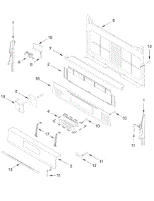Control Panel Parts parts for Whirlpool Range WFGS4530SS0 from AppliancePartsPros.com