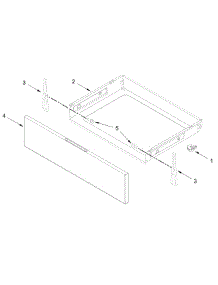 Drawer  Parts parts for Whirlpool Range WFGS4530SS0 from AppliancePartsPros.com