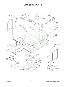 05 - Chassis Parts parts for Whirlpool Range WFGS5030RS0 from AppliancePartsPros.com