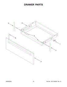 07 - Drawer Parts parts for Whirlpool Range WFGS7530RB0 from AppliancePartsPros.com