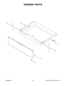 07 - Drawer Parts parts for Whirlpool Range WFGS7530RV0 from AppliancePartsPros.com