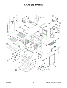 05 - Chassis Parts parts for Whirlpool Range WFGS7530RV0 from AppliancePartsPros.com
