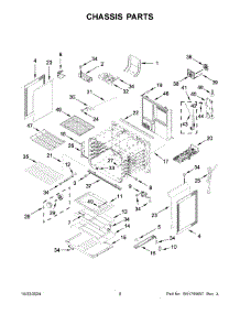 05 - Chassis Parts parts for Whirlpool Range WFGS7530RZ1 from AppliancePartsPros.com