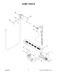 04 - Pump Parts parts for Whirlpool Washer WFW3090JW0 from AppliancePartsPros.com