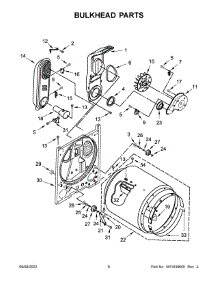 04 - Bulkhead Parts parts for Whirlpool Dryer WGD4815EW4 from AppliancePartsPros.com