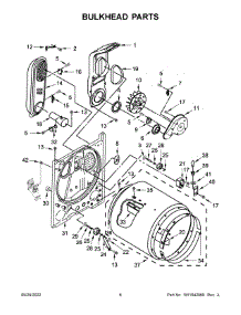 04 - Bulkhead Parts parts for Whirlpool Dryer WGD5050LW2 from AppliancePartsPros.com