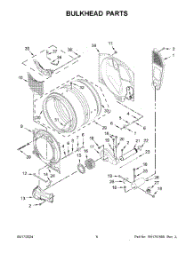 04 - Bulkhead Parts parts for Whirlpool Dryer WGD5720RW0 from AppliancePartsPros.com
