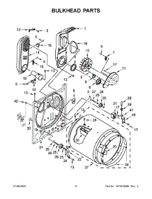 04 - Bulkhead Parts parts for Whirlpool Dryer WGD6150PB0 from AppliancePartsPros.com