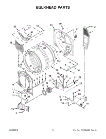 04 - Bulkhead Parts parts for Whirlpool Dryer WGD6620HW0 from AppliancePartsPros.com