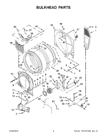 05 - Bulkhead Parts parts for Whirlpool Dryer WGD9620HBK0 from AppliancePartsPros.com