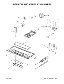 04 - Interior And Ventilation Parts parts for Whirlpool Microwave WMH31017HW10 from AppliancePartsPros.com