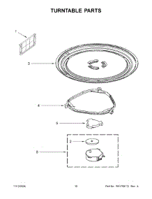 06 - Turntable Parts parts for Whirlpool Microwave WMH31017HZ11 from AppliancePartsPros.com