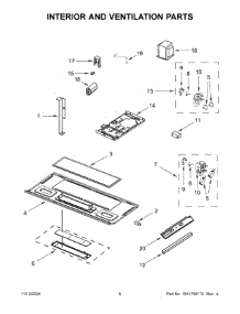 04 - Interior And Ventilation Parts parts for Whirlpool Microwave WMH31017HZ11 from AppliancePartsPros.com