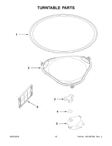 06 - Turntable Parts parts for Whirlpool Microwave WMH54521JV0 from AppliancePartsPros.com