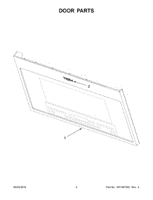 03 - Door Parts parts for Whirlpool Microwave WMH54521JV0 from AppliancePartsPros.com