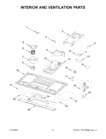 04 - Interior And Ventilation Parts parts for Whirlpool Microwave WML75011HV11 from AppliancePartsPros.com