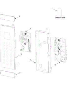 Control Panel Parts parts for Whirlpool Microwave WMMF5930PZ01 from AppliancePartsPros.com